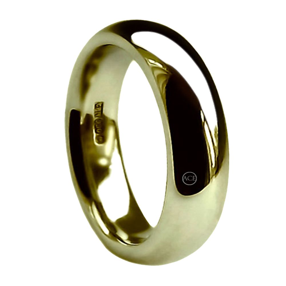 10mm 9ct Yellow Gold Extra Heavy Court Comfort Wedding Rings Bands